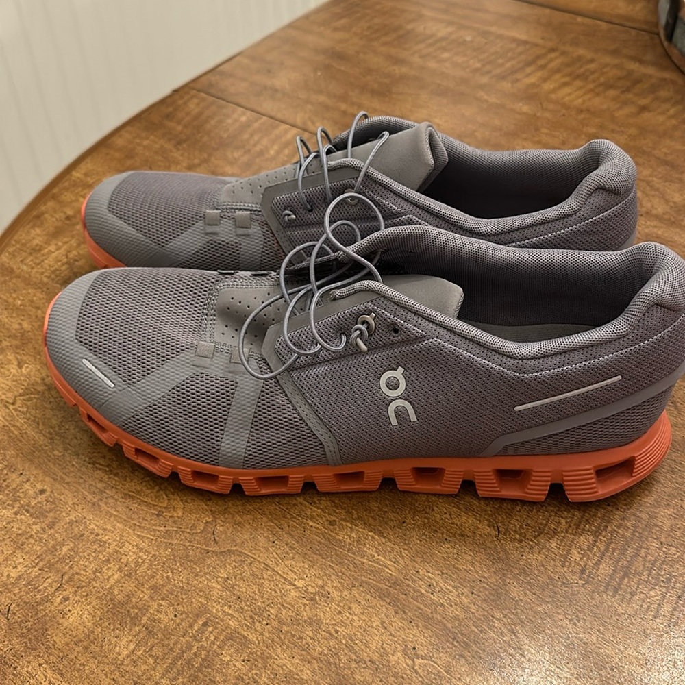 On Running Gray Shoes Practically New